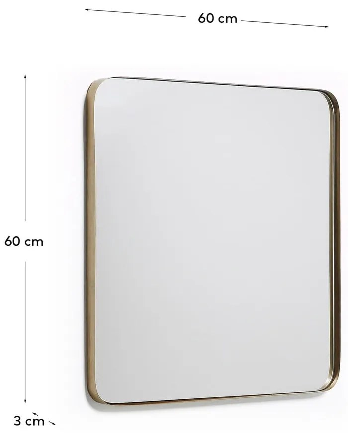 Nástenné zrkadlo 60x60 cm Marco – Kave Home