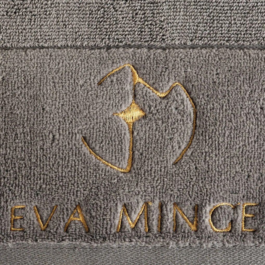 BAVLNENÝ UTERÁK EVA MINGE GAJA 30X50 CM STRIEBORNÁ