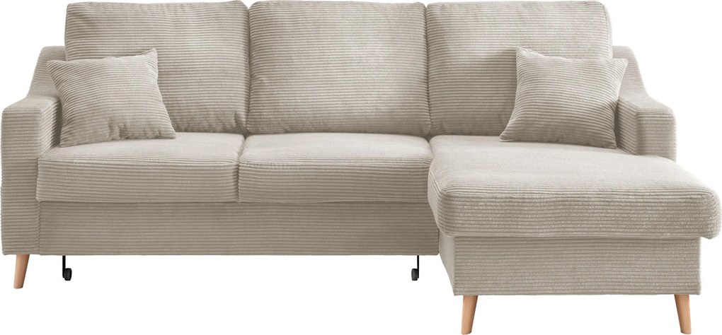 XXXLutz ROHOVÁ SEDAČKA, textil, béžová P & B - Sedačky - 002310004963
