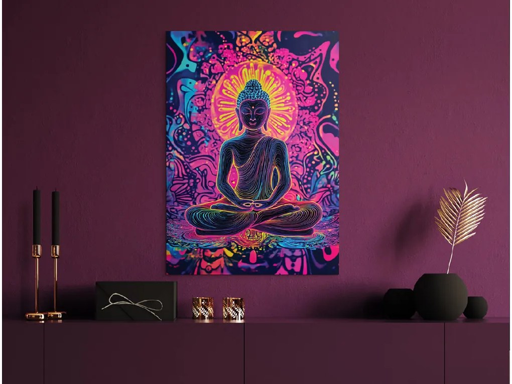 drevko | Farebný obraz Budha