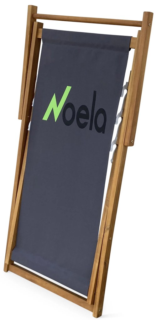 Plážové skladacie kreslo NOELA antracit