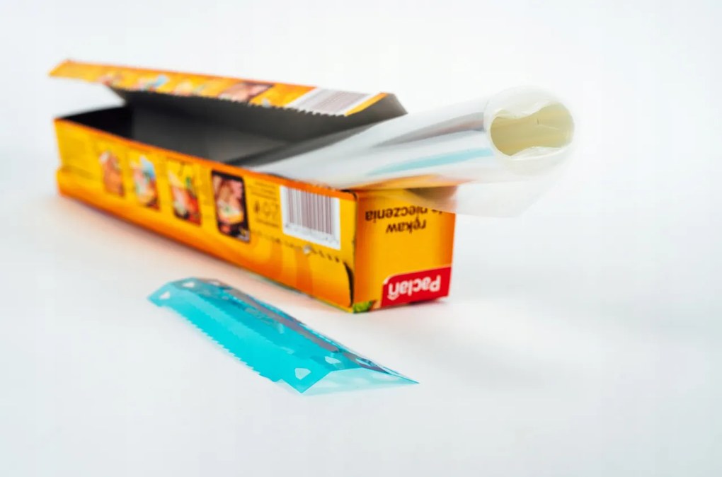 Pečiaci obal s tepelne odolnými sponami 29 cm x 3 m Paclan 220° bezfarebný