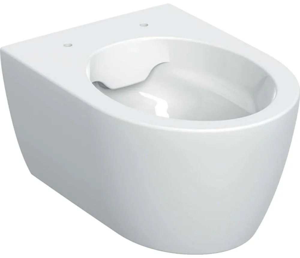 GEBERIT iCon závesné WC Rimfree s hlbokým splachovaním, skrátené, 355 x 490 mm, biela, s povrchovou úpravou KeraTect, 502.380.00.8