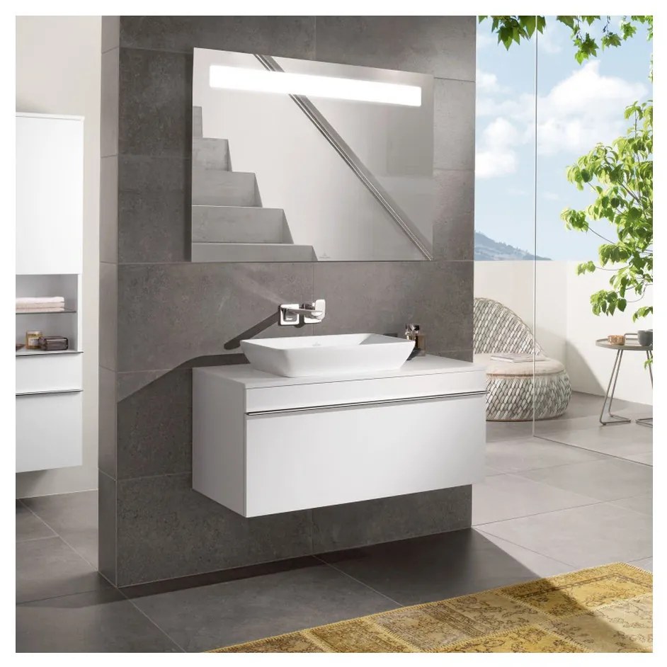 Villeroy & Boch Venticello - Umývadlová misa 550x360 mm, s prepadom, alpská biela 41135501