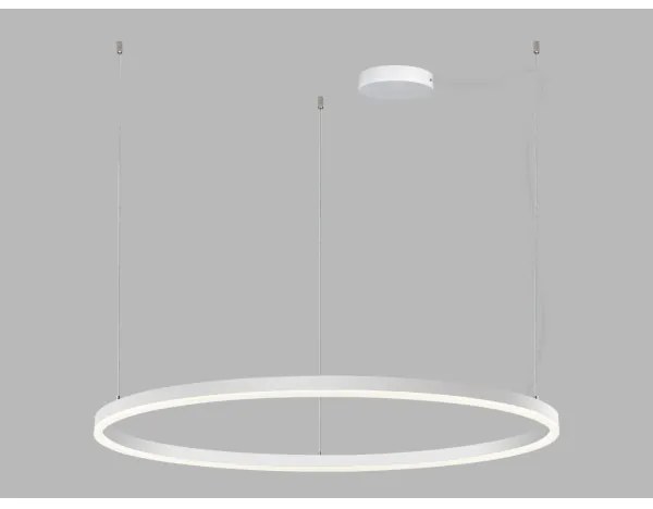 LED2 - LED Stmievateľný luster na lanku CIRCLE 80W/230V 3000K/4000K pr. 100cm biela