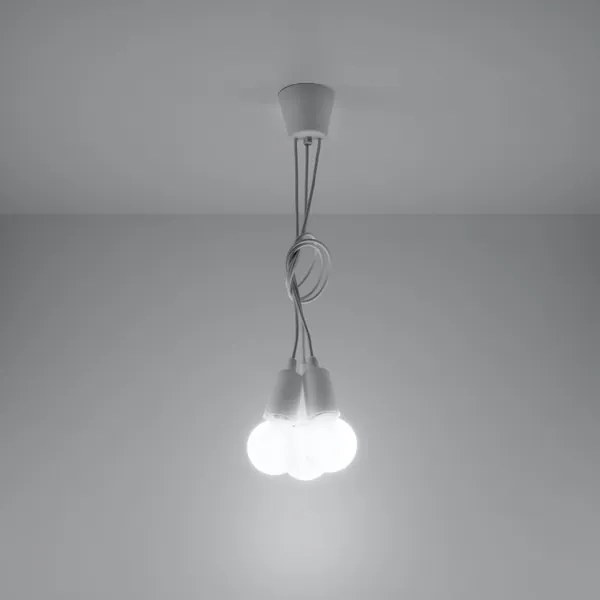 Luster na lanku DIEGO 3xE27/60W/230V