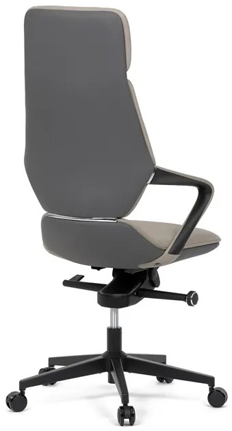 Autronic BONTEC Kancelárske kreslo, synchrónny mechanizmus, šedá ekokoža, KA-T8426 GREY Farba: Modrá