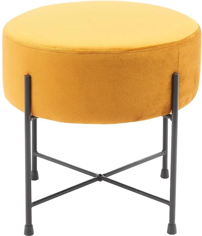 Taburetka Bob žltá Velvet 20