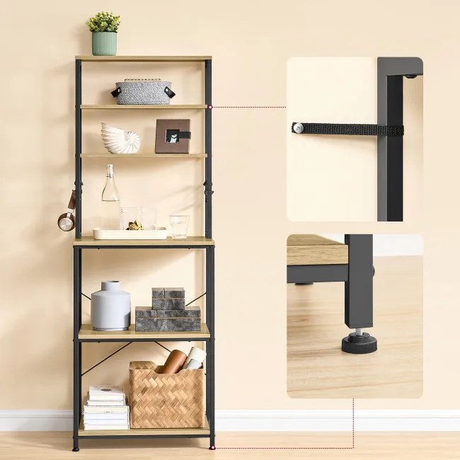 Policový regál KKS024B88 dub artisan