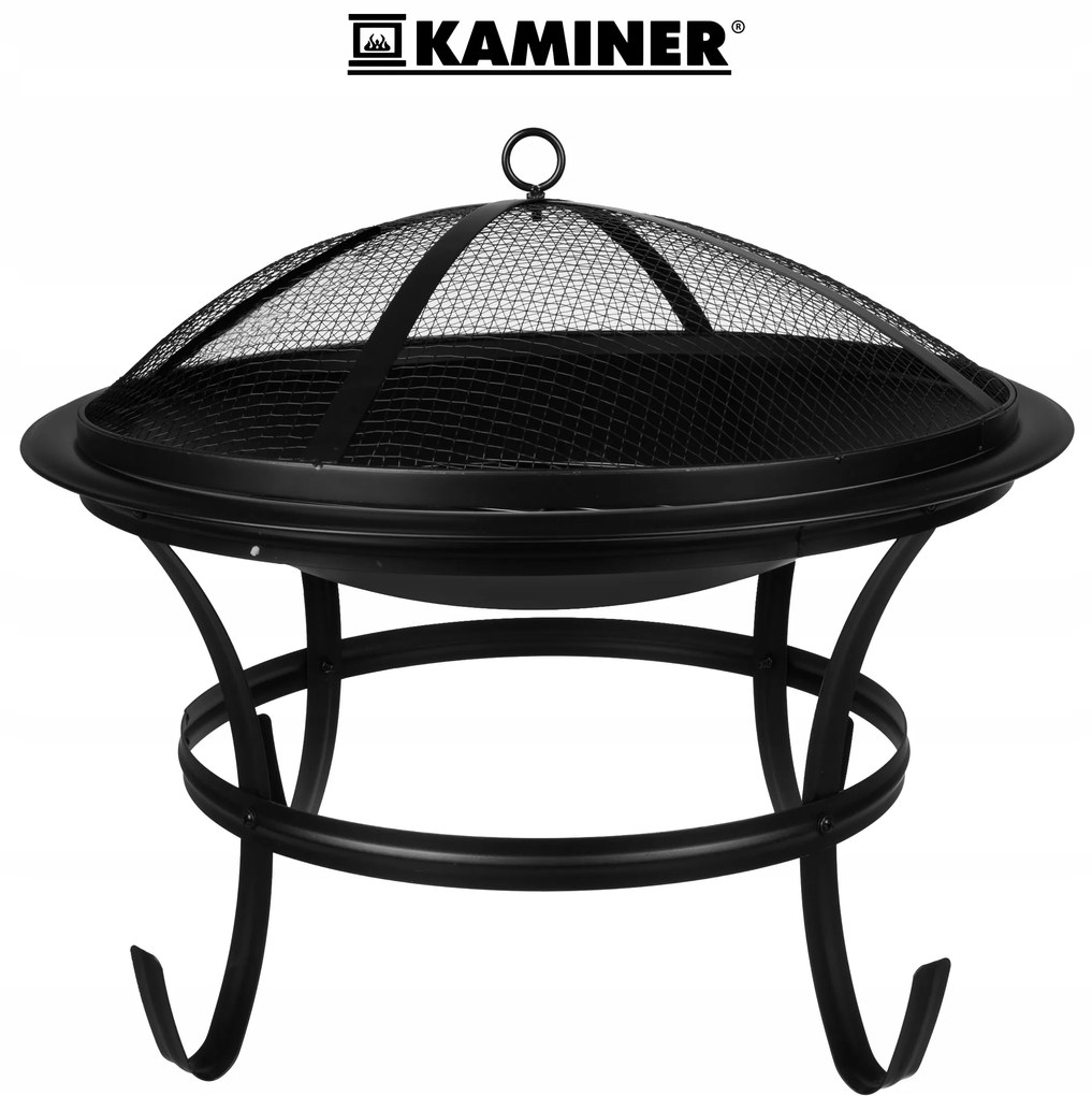 Kaminer 11825 Záhradný gril a ohnisko čierne