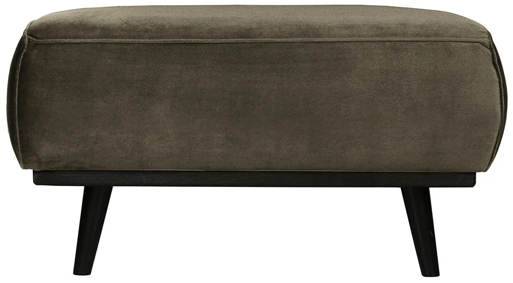 BePureHome Statement zamatový ottoman - Svetlohnedá