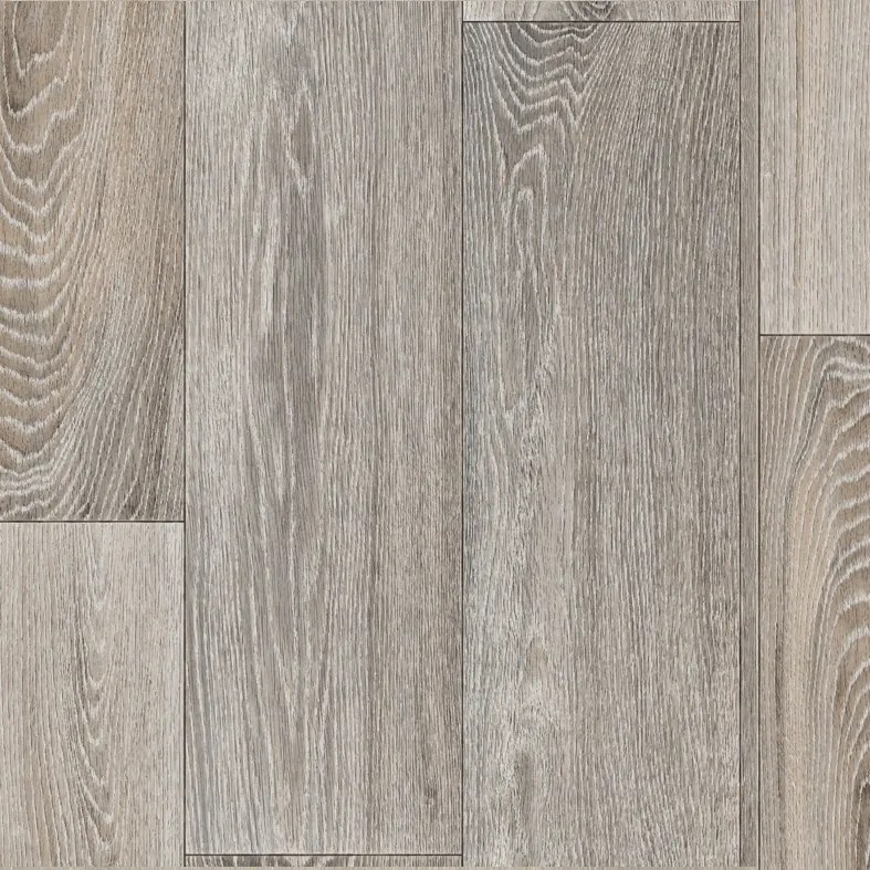 PVC podlaha - lino Texalino Supreme 6182 Pure Oak, na mieru, šíře 5m, hnedá, filc, chodba / predsieň, Beauflor