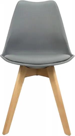 Jedálenské stoličky SCANDI tmavo sivé 4 ks - škandinávsky štýl | BIANO