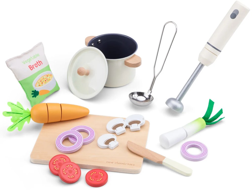 Súprava potravín na prípravu polievky