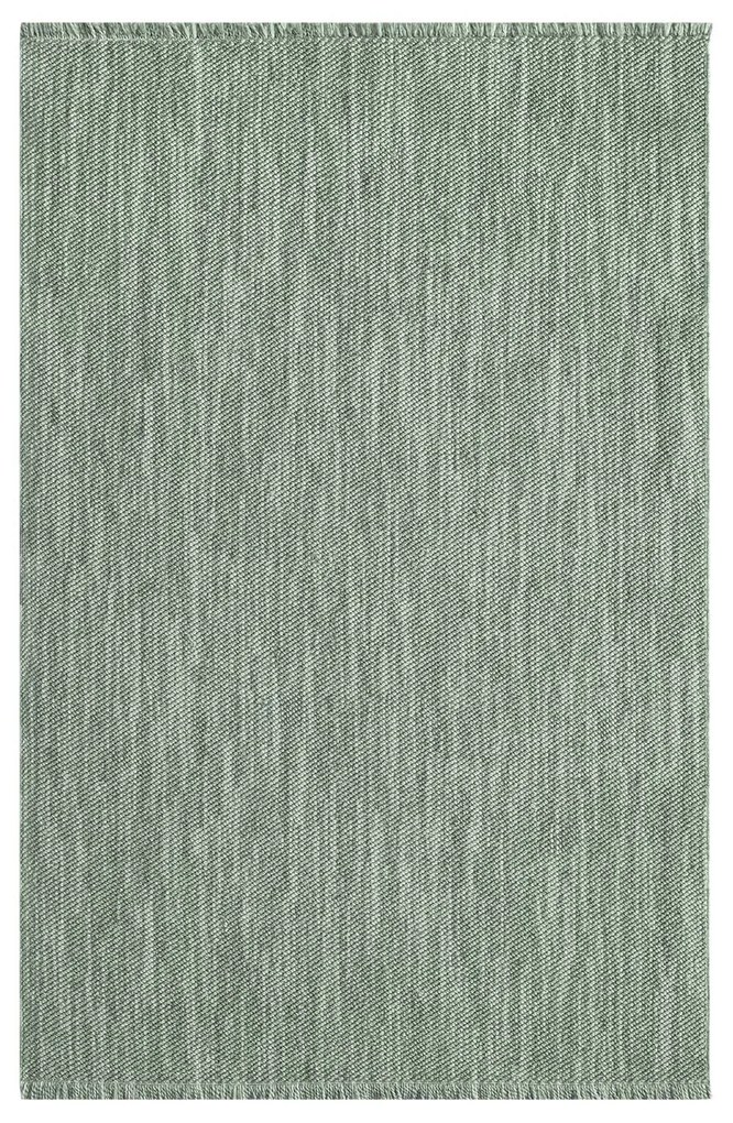 Dekorstudio Moderný koberec LINDO 8843 - zelený Rozmer koberca: 140x200cm