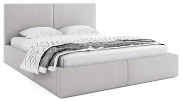 Čalúnená posteľ HILTON 160x200 cm Sivá