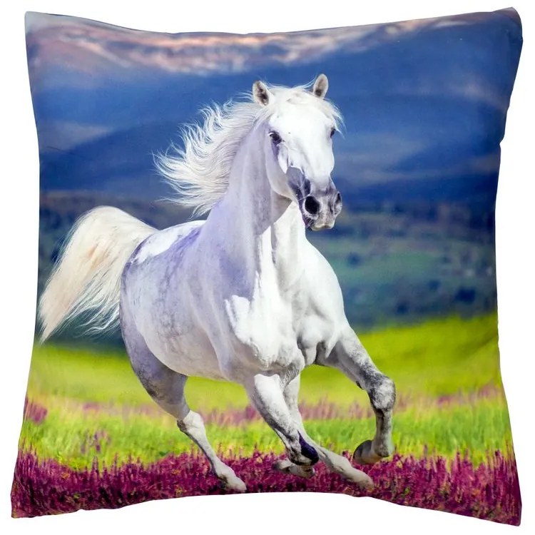 Jerry Fabrics Detský vankúšik s potlačou - Kôň 02 | 40 x 40 cm