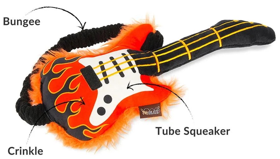 Hračka pre psa Elektrická gitara – P.L.A.Y.