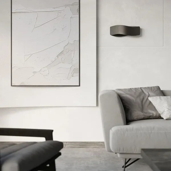 Sollux SL.1019 - Nástenné svietidlo TILA 1xG9/40W/230V 30 cm čierna