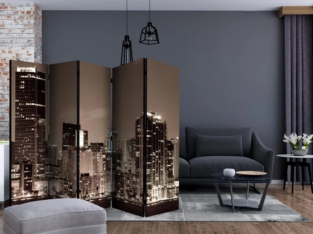 Artgeist Paraván - Miami in Sepia II [Room Dividers]