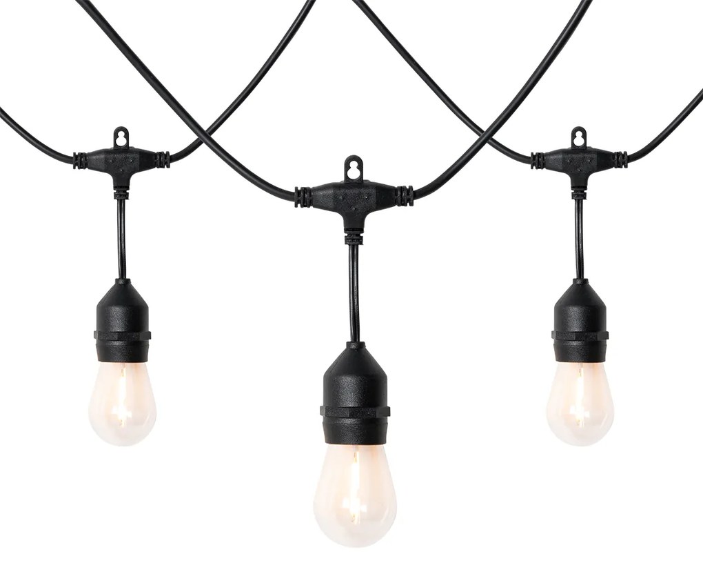 LED svetelný reťazec 10 metrov 10 svetiel jasný IP44 - Chill