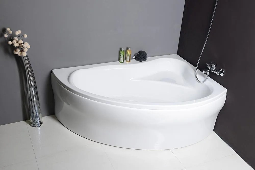 Aqualine Aqualine, ORAVA vaňa 150x90x38cm bez nožičiek, pravá, biela, G1591