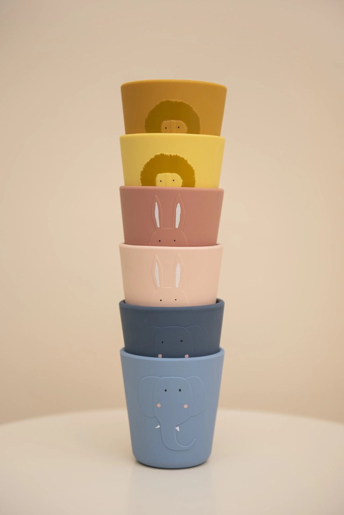 Detský silikónový hrnček 2 ks Mr. Lion