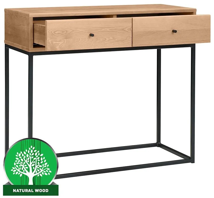 Konzolový stolík Logan borovica morená dub