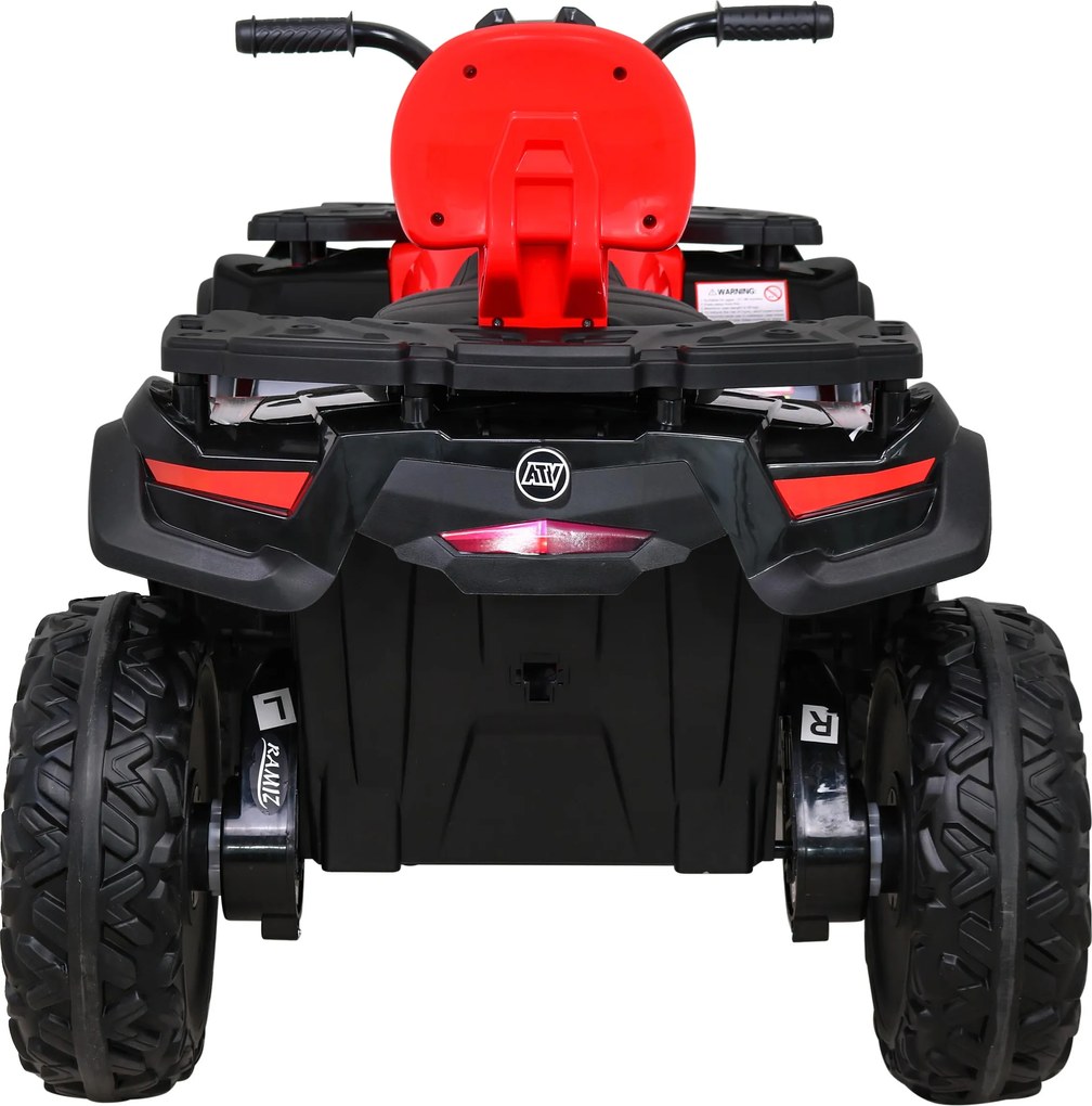 Ramiz Štvorkolka XT-Speed pre deti Červená + 4x4 + EVA + pomalý štart + rádio MP3 + LED