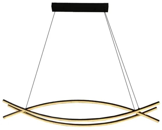 LED Stmievateľný luster na lanku LED/70W/230V 3000-6500K + diaľkové ovládanie