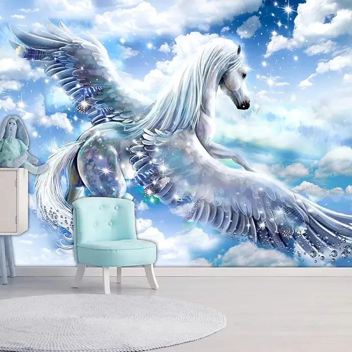 Fototapeta - Pegasus (Blue) Veľkosť: 100x70, Verzia: Premium