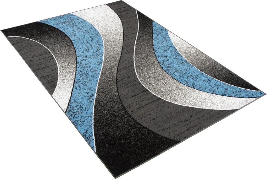 TA Koberec K857G BLUE CHEAP PP EYM Sivý Obdĺžnikový Rozmer: 60x100 cm