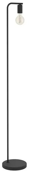 Eglo 43791 - Stojacia lampa CRANLEY 1xE27/40W/230V čierna