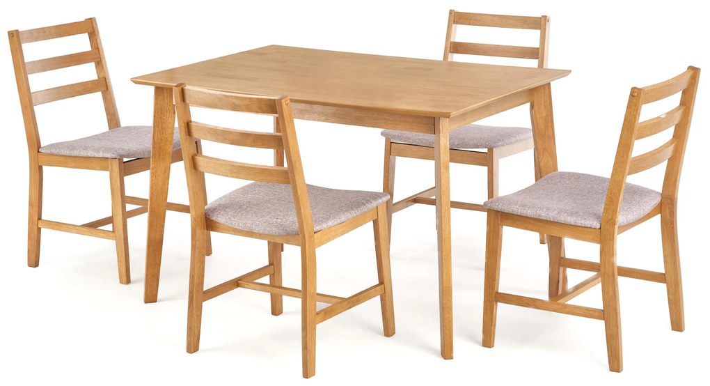 Lacný jedálenský set H8004 (stôl + 4x stoličky)