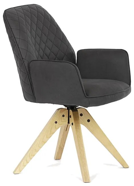 Autronic BONTEC Jedálenská stolička, čierna, látka, HC-539 BK3 Farba: Čierna