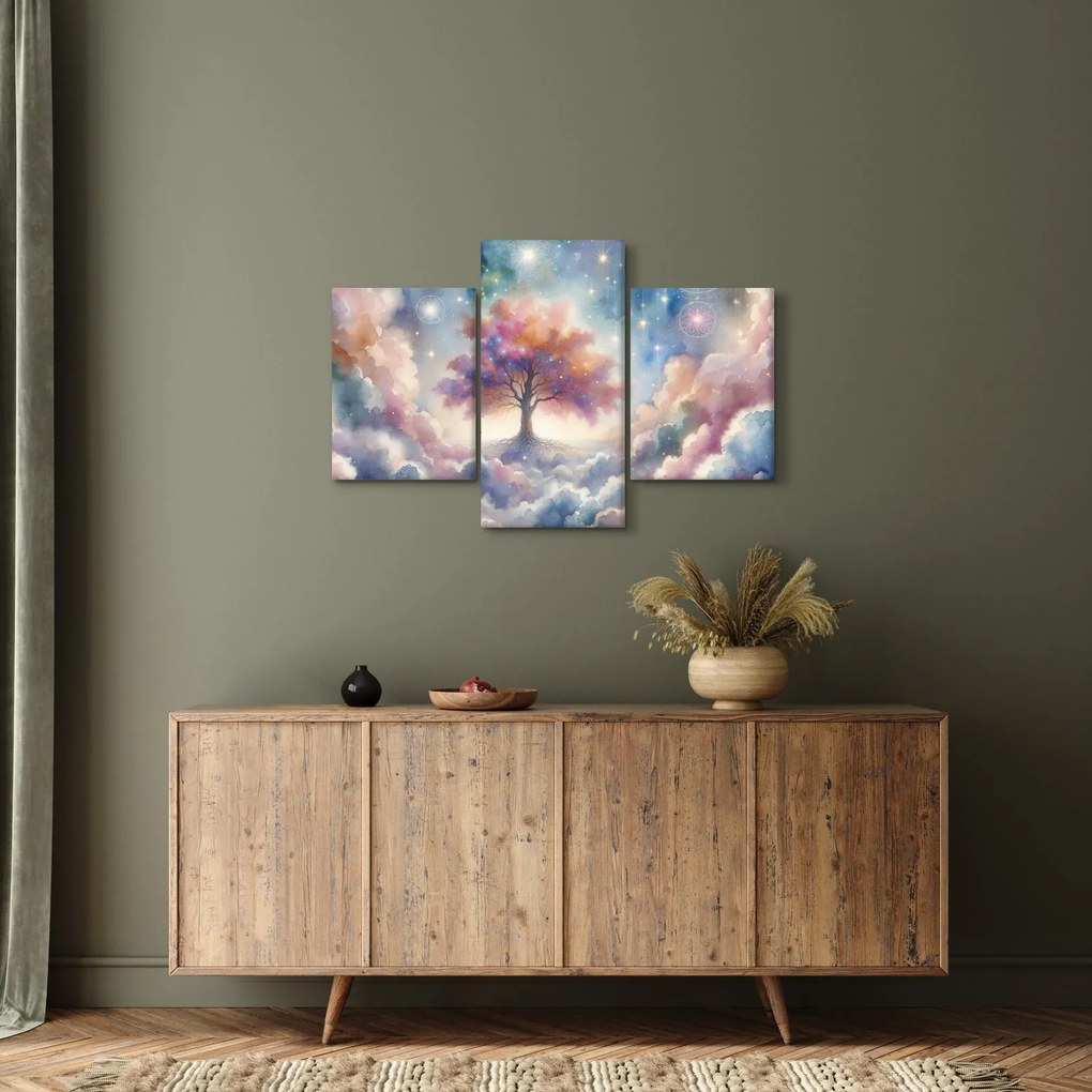 Obraz – Strom života v oblakoch (90x60 cm)