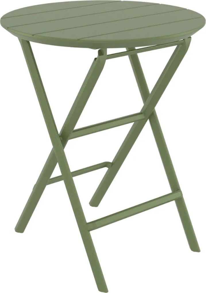 HELEN FOLDING Ø60 sklopný záhradný stôl white