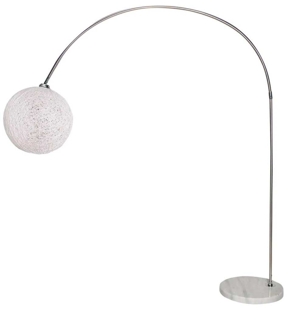 Stojacia lampa Cocooning 205cm biela
