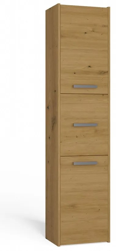 Kúpeľňová skrinka Samways 4 (dub artisan). Akcia -17%. Vlastná spoľahlivá doprava až k Vám domov. 1132965