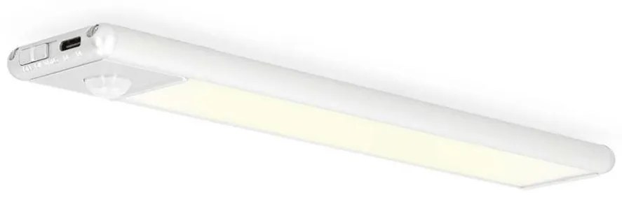 Nedis LCRM01WT - LED Nabíjacie osvetlenie skrine so senzorom LED/1W/1100 mAh 3000K