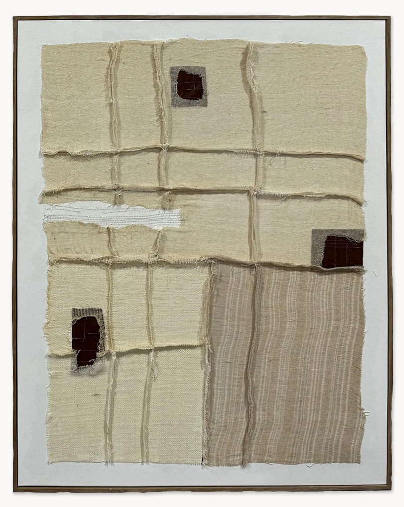 Ručne vyrobená nástenná dekorácia v drevenom ráme Manos