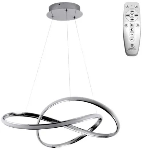 Brilagi - LED Stmievateľný luster na lanku COSMOWAVE LED/70W/230V 3000-6500K biela + DO