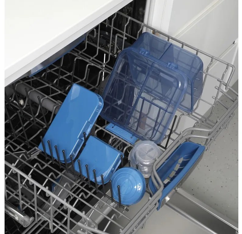 Box na desiatu/obed, 6 priehradiek SISTEMA 1,25 l - mix farieb Farba škatuliek SISTEMA: Modrá