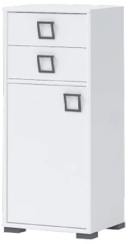 Komoda 1D2S Kiki OR12-BE/KI-15 white/white