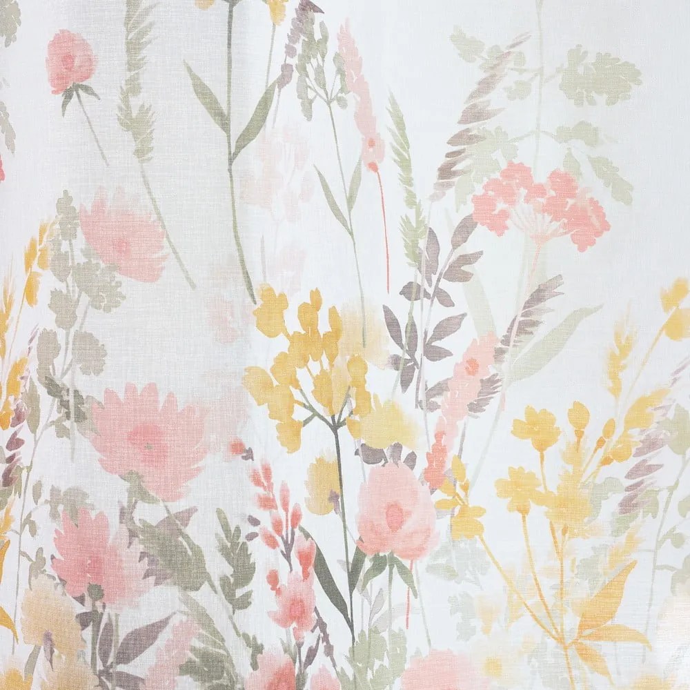Biela voálová záclona 140x229 cm Countryside Floral – Catherine Lansfield