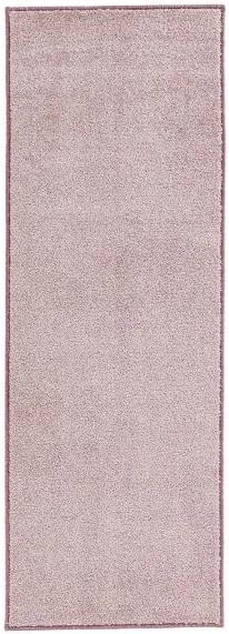 Hanse Home Collection koberce Kobercová sada Pure 102617 Rosa - 3 diely: 70x140 cm (2x), 70x240 cm (1x) cm