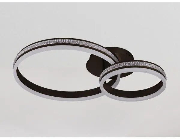 LED Stmievateľný prisadený luster LED/110W/230V 3000-6500K + diaľkové ovládanie