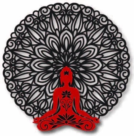 SENTOP | Sentop - 3D Obraz na stenu Buddha v mandale 50, 70, 90 cm I SENTOP PR0367