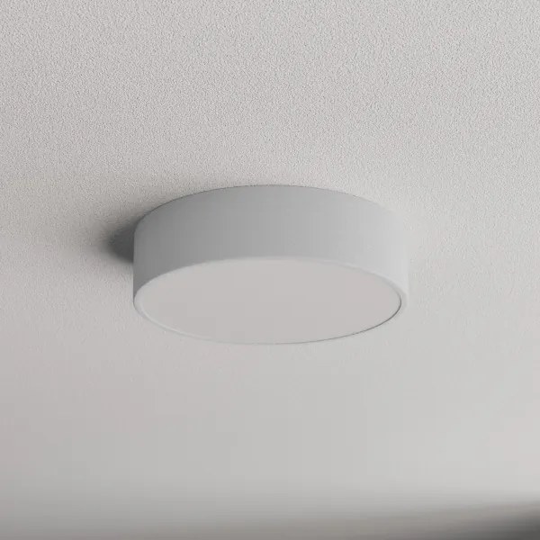 Kúpeľňové stropné svietidlo so senzorom CLEO 2xE27/24W/230V, priemer 30 cm, sivé, IP54