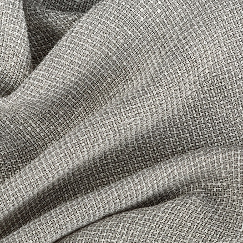 ZÁVES NA KRÚŽKOCH CINDY 140X250 CM STRIEBORNÁ